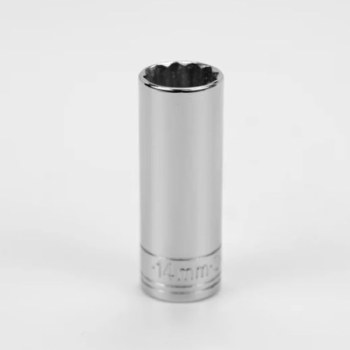 Socket Chrm 1/4Dr Dp 12PT 14MM