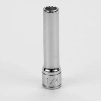 Socket Chrm 1/4Dr Dp 12PT 1/4