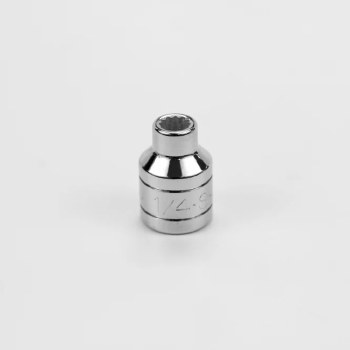 Socket Chrm 3/8Dr St 12PT 1/4