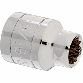 Socket Chrm 3/8Dr St 12PT 5/16