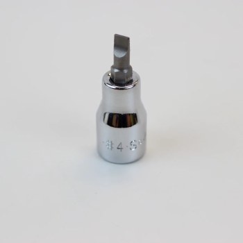 Socket Chrome 3/8Dr Screwdriver Slot #4