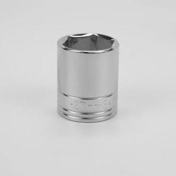 Socket Chrm 1/2Dr St 6PT 27MM