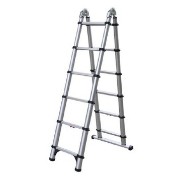 6' STEP - 12' TELE EXT LADDER