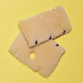 SHEEPSKIN HEADGEAR PAD