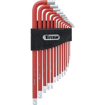 13PC SAE NON SLIP HEX KEY SET