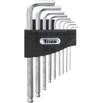 9PC MM HEX KEY SET W/ DETENT