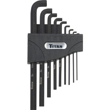 9PC MM LOW-PROF HEX KEY SET