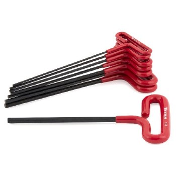 8PC SAE T-HANDLE HEX KEY SET