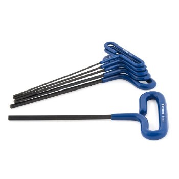 6PC MM T-HANDLE HEX KEY SET
