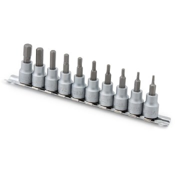 10PC 3/8" DR SAE HEX BIT SOCKET