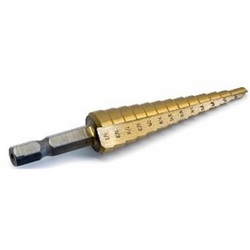 1/8" - 1/2" #1 Step Drill Bit