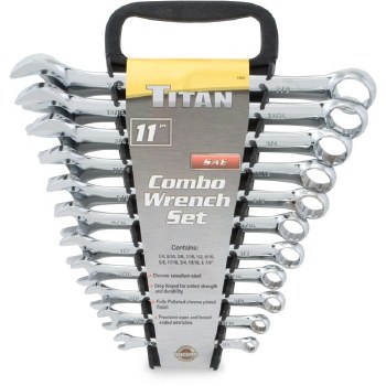 11PC POL SAE COMBO WRENCH SET