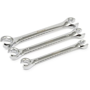 3PC SAE FLARE NUT WRENCH SET