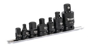 7PC IMP ADPTR & U-JOINT SET