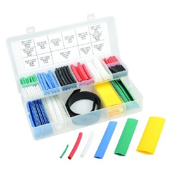 171PC HEAT SHRINK TUBE ASSORT