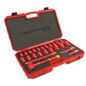 24pc 1/2" Dr MM VDE Ins Skt Se