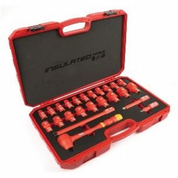 19pc 3/8" Dr MM VDE Ins Skt Se