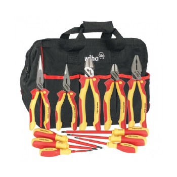 11PC INS DRIVERS/PLIERS IN BAG