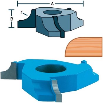 3/4" RAD CORNER RND 3/4" BORE