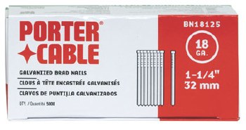 18 GA BRAD NAIL 2" LONG (5000