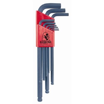9PC MM BALL L WRENCH SET