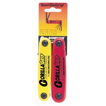 SAE & MM FOLD UP HEX KEY SET