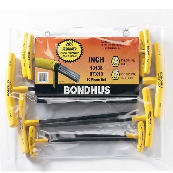 8PC MM T HANDLE HEX SET 2-10mm