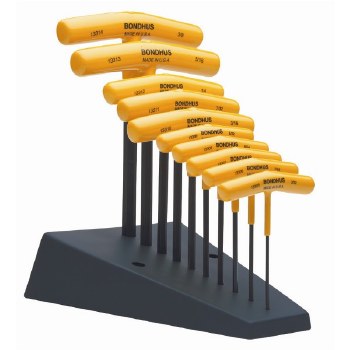 10PC SAE T HANDLE HEX KEY SET