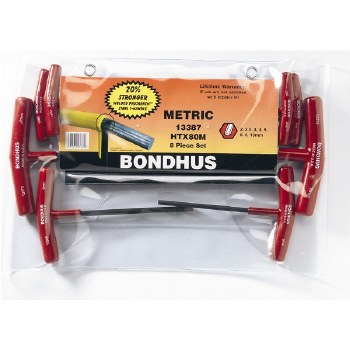8PC MM 6" T- HANDLE W/STAND