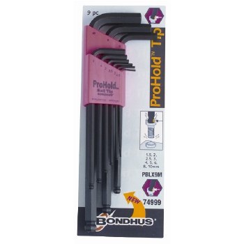 9PC MM BALL L WRENCH SET