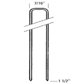 7/16 X 1-1/2" 16GA STAPLES 10M