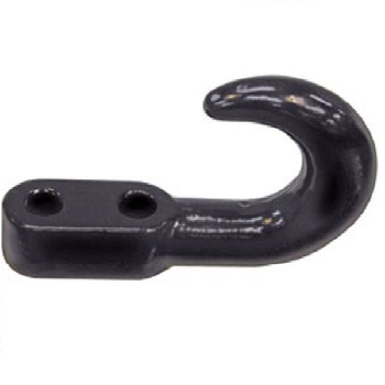 D-TOW HOOK, CHROME. W/CLIP