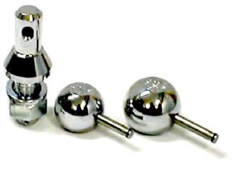 1" 2-BALL SET 2/2-5/16" CHROME