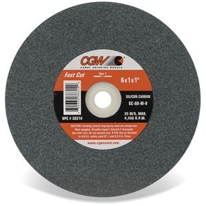 8" x 1" x 24GR GRAY GRIND WHL