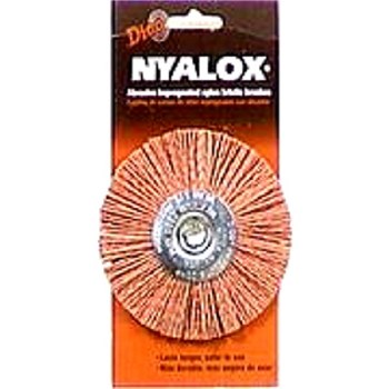 8" ORANGE NYLON WHEEL