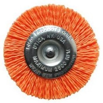 3" ORANGE NYLON WHEEL