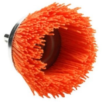 2-1/2" ORANGE NYLON CUP BRUSH