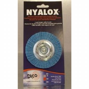 3" BLUE NYLON WHEEL