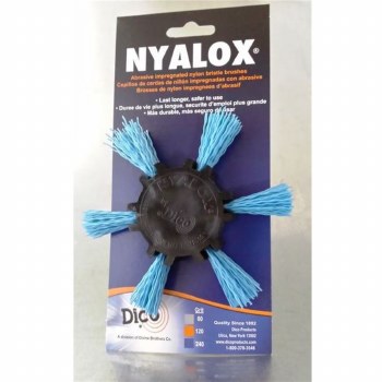 4" BLUE NYLON FLAP WHEEL