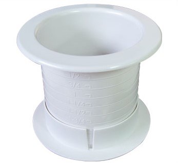 DUALLY GROMMET WHITE 2-1/2"