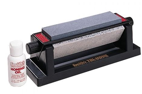 TRI-STONE Knife Sharpener - Arkansas Sharpening Stones - In Stock