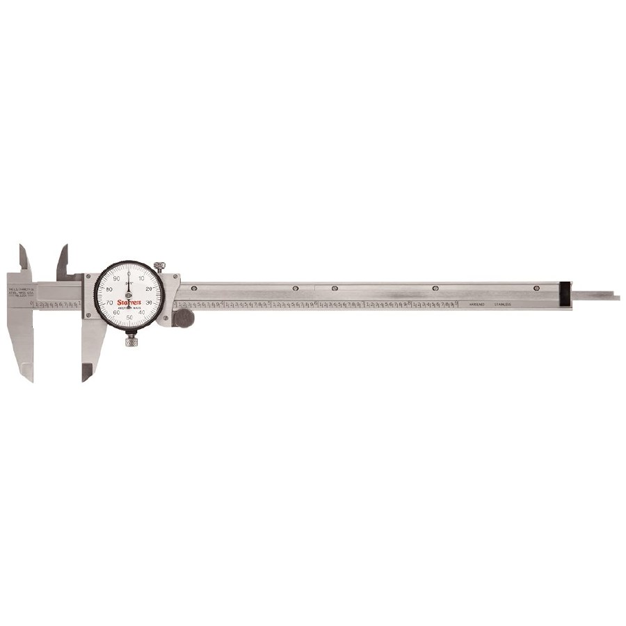 9" Dial Calipers, White Dial Big Tool Store LLC