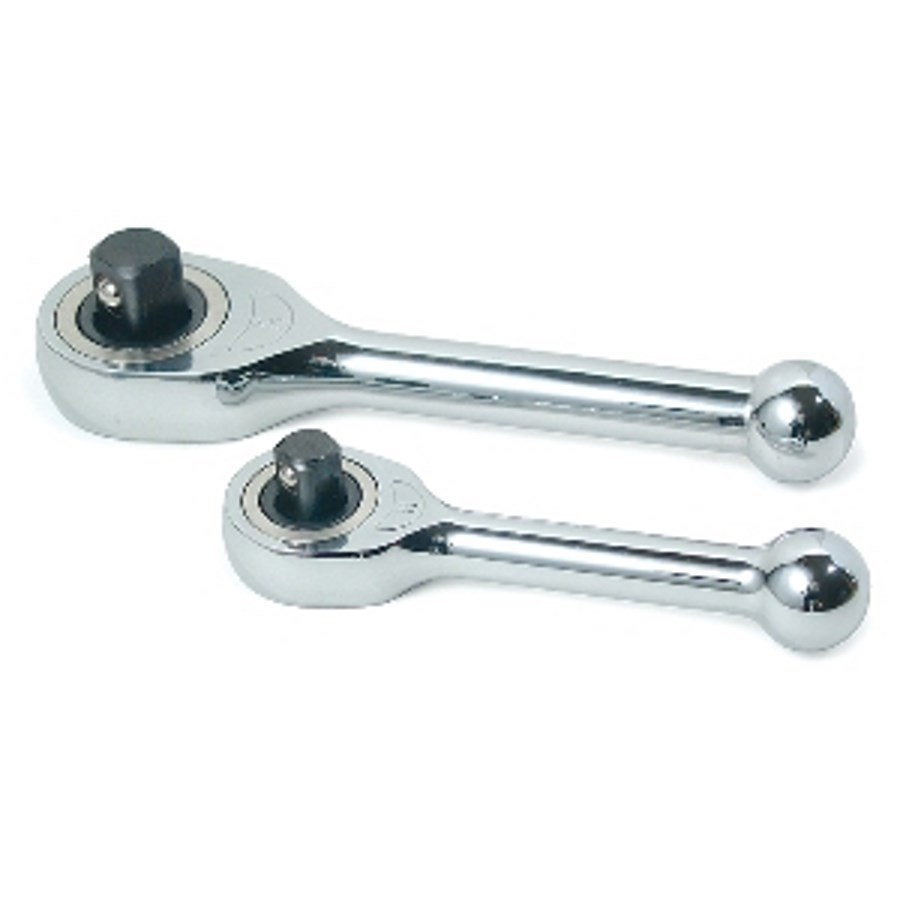 2pc GEARLESS MICRO RATCHET SET 1/4" 3/8" RATCHETS Big Tool Store LLC