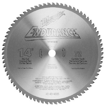 CIRC SAW BL DRY CUT 14" 72T
