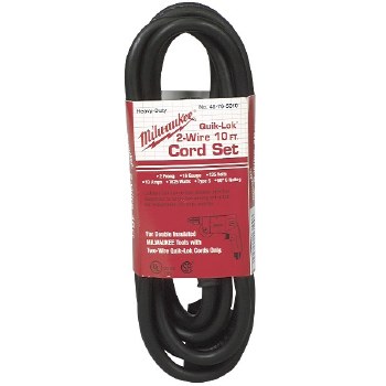 CORD 10' 16-2S QUIK-LOK, 2 PR