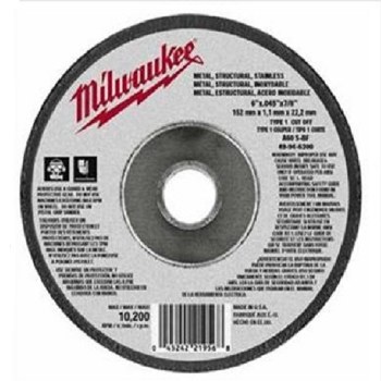 6 X .045 X 7/8TYPE 1 CUT WHEEL