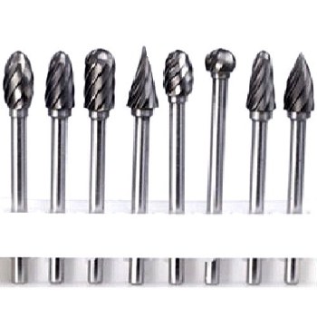 8PC BURR SET, SINGLE CUT