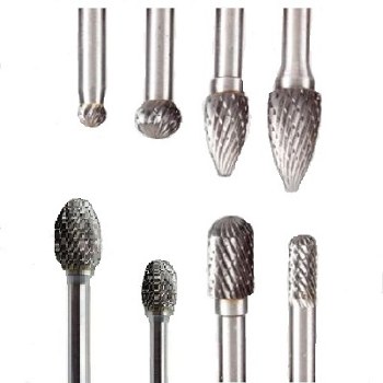 8PC BURR SET, DOUBLE CUT