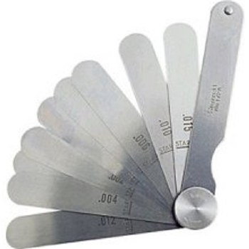 Thickness Gages, 9 Straight Le