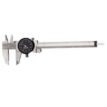 6" Black Dial Calipers w/ Fitt